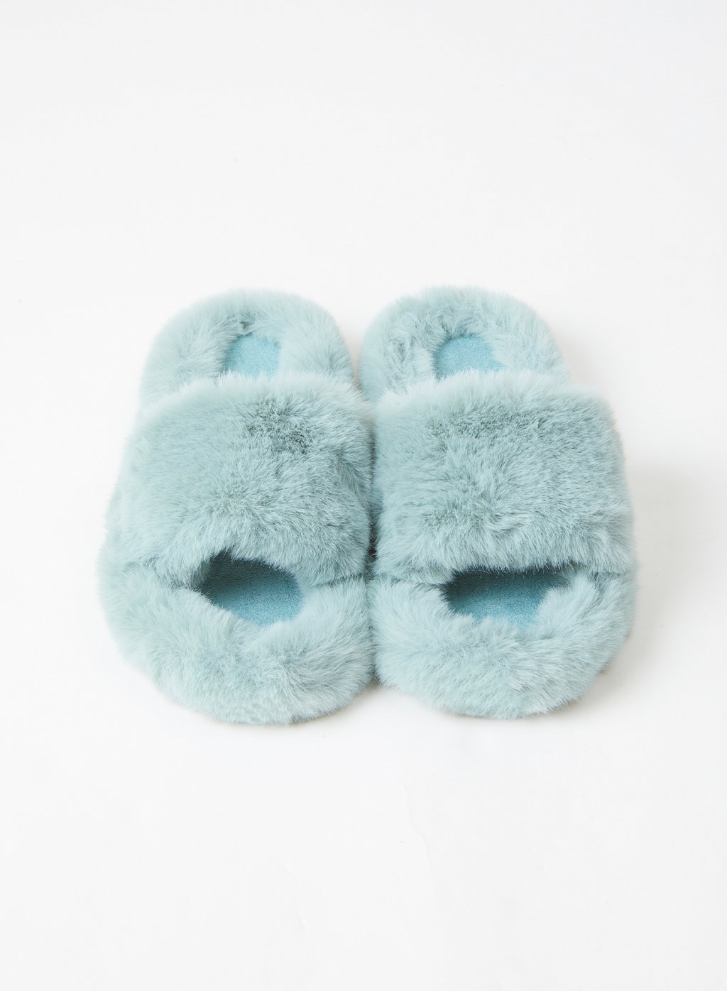 Cozy Plush Open-Toe Slippers