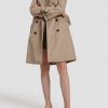 Classic Mid-Length Trench Coat